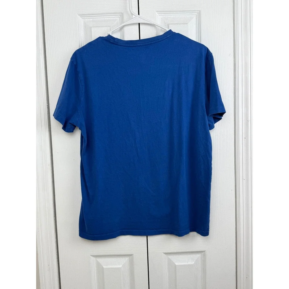 Polo Ralph Lauren Men's Blue Crew Neck T-Shirt Pony Logo‎ Size M
